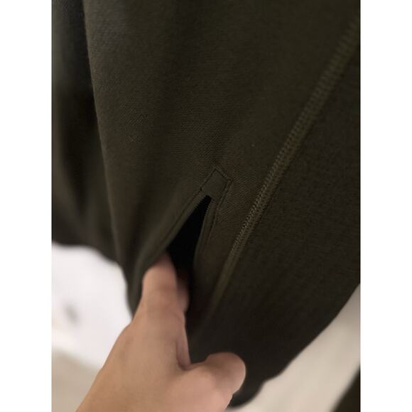 Lululemon Men’s Engineered Warmth Jacket Merino Wool Blend Dark Olive Large - Picture 5 of 13